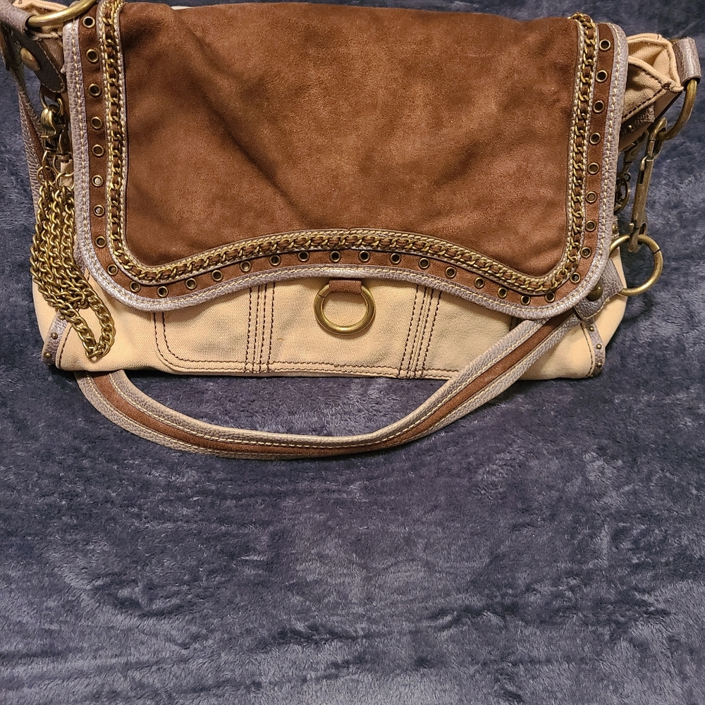 Kathy Van Zeeland Canvas Flap Tote